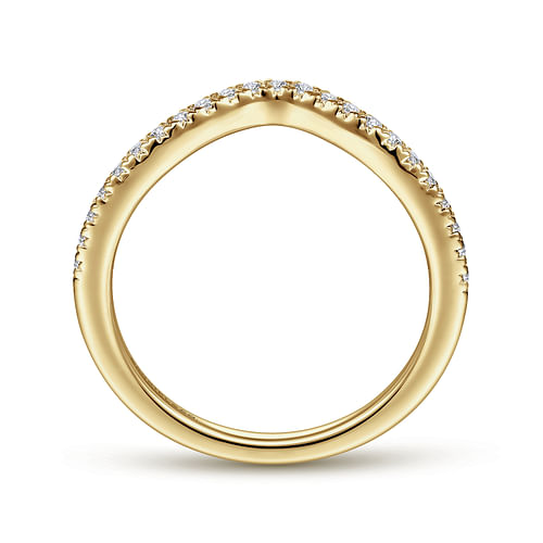 14K Yellow Gold Matching Wedding Band