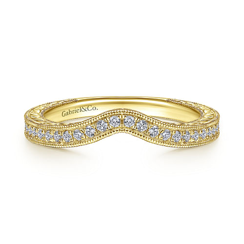 14K Yellow Gold Matching Wedding Band