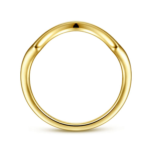 14K Yellow Gold Matching Wedding Band