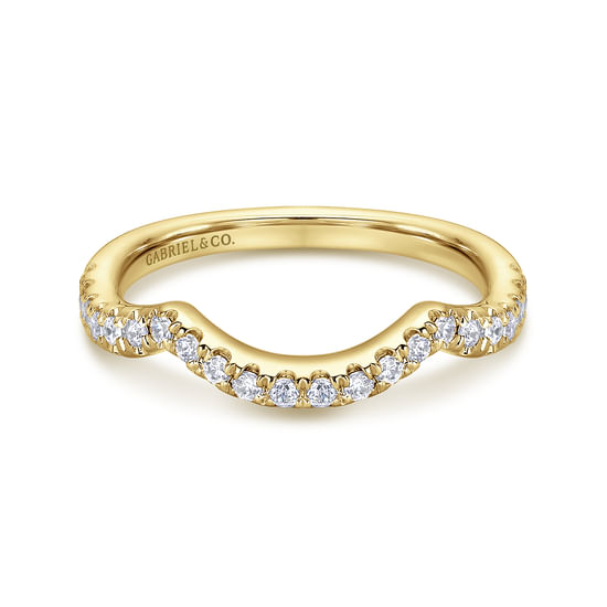 Gabriel - 14K Yellow Gold Matching Wedding Band