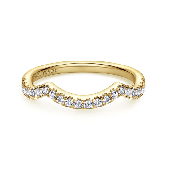 Gabriel - 14K Yellow Gold Matching Wedding Band
