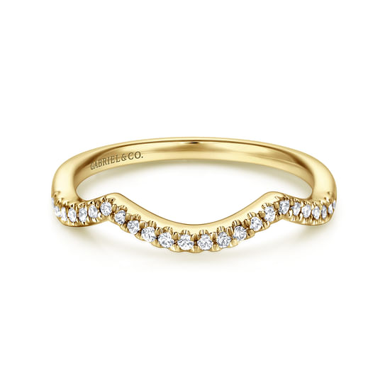 Gabriel - 14K Yellow Gold Matching Wedding Band