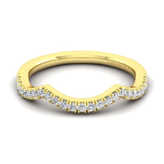 Gabriel - 14K Yellow Gold Matching Wedding Band