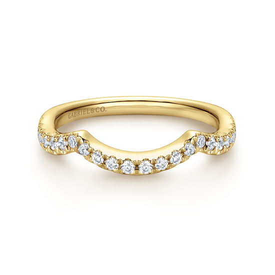 Gabriel - 14K Yellow Gold Matching Wedding Band