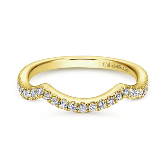 Gabriel - 14K Yellow Gold Matching Wedding Band