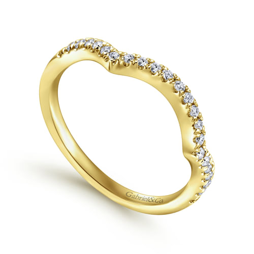 14K Yellow Gold Matching Wedding Band