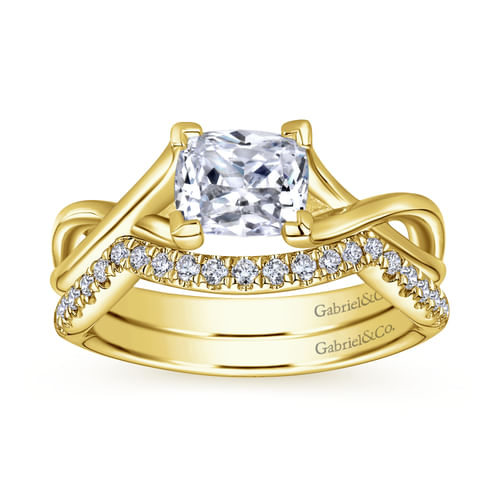 14K Yellow Gold Matching Wedding Band
