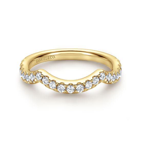 Gabriel - 14K Yellow Gold Matching Wedding Band