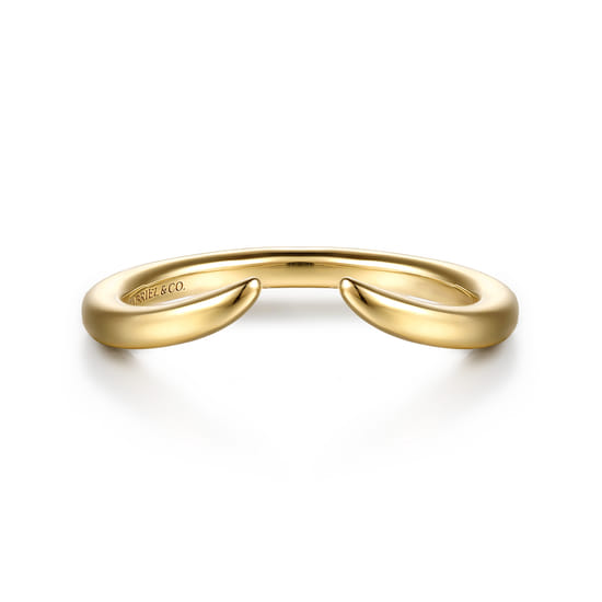 Gabriel - 14K Yellow Gold Open Matching Wedding Band