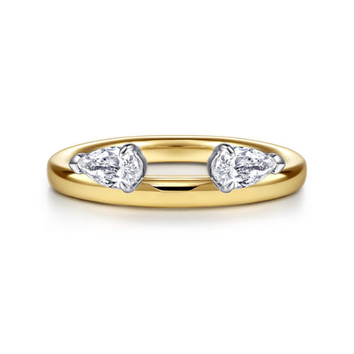 14K Yellow Gold Pear Diamond Enhancer 14K Yellow Gold Pear Diamond Enhancer