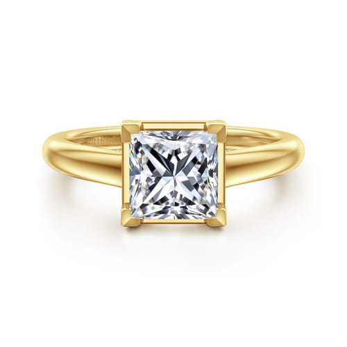 14K Yellow Gold Princess Cut Diamond Engagement Ring 14K Yellow Gold Princess Cut Diamond Engagement Ring