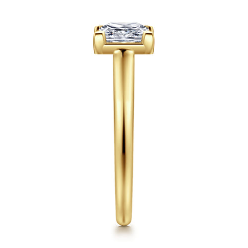 14K Yellow Gold Princess Cut Diamond Engagement Ring 14K Yellow Gold Princess Cut Diamond Engagement Ring