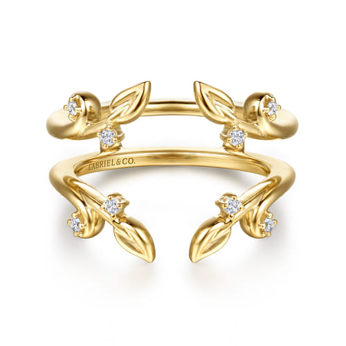 14K Yellow Gold Prong set Diamond Ring Enhancer 14K Yellow Gold Prong set Diamond Ring Enhancer
