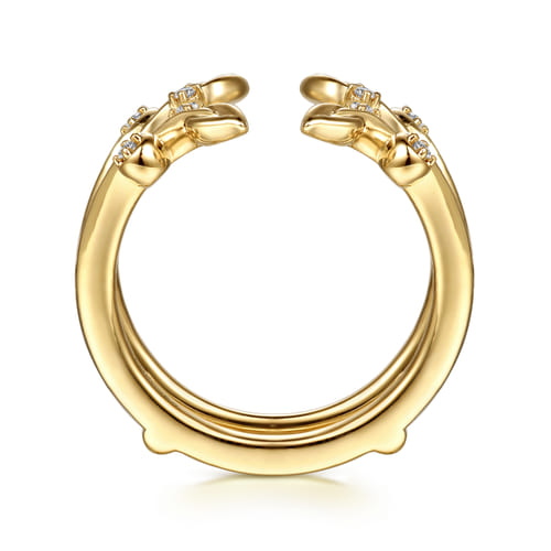 14K Yellow Gold Prong set Diamond Ring Enhancer 14K Yellow Gold Prong set Diamond Ring Enhancer
