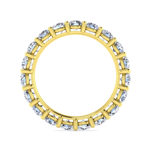 14K Yellow Gold Shared Prong Diamond Eternity Band