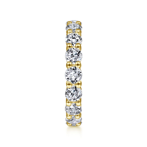 14K Yellow Gold Shared Prong Diamond Eternity Band
