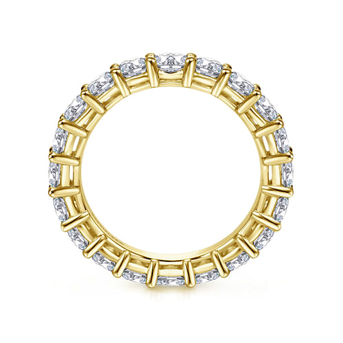 14K Yellow Gold Shared Prong Diamond Eternity Band