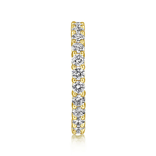 14K Yellow Gold Shared Prong Diamond Eternity Band