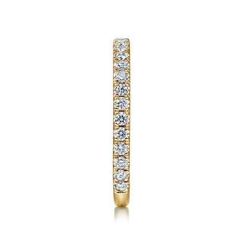 14K Yellow Gold Stackable Diamond Ring