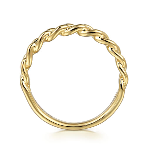 14K Yellow Gold Stackable Ring
