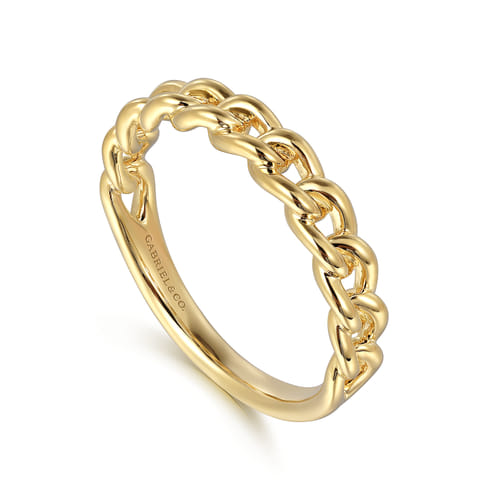 14K Yellow Gold Stackable Ring
