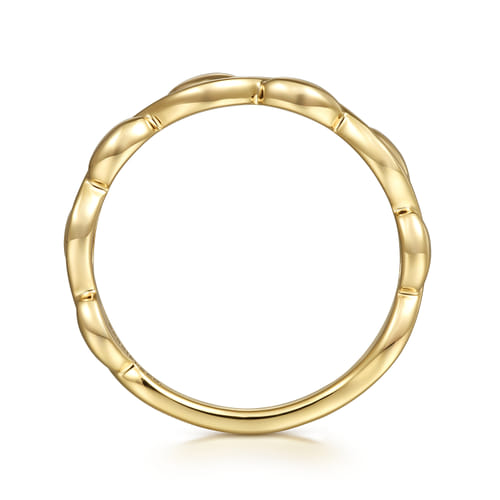 14K Yellow Gold Stackable Ring