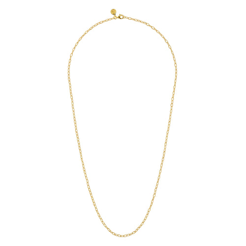 14K Yellow Gold Twisted Rope Link Chain Necklace