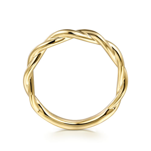 14K Yellow Gold Wedding Band