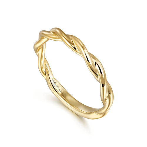 14K Yellow Gold Wedding Band