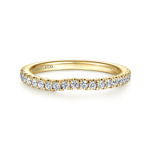 14K Yellow Gold Wedding Band