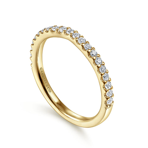 14K Yellow Gold Wedding Band