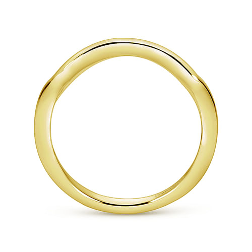 14K Yellow Gold Wedding Band