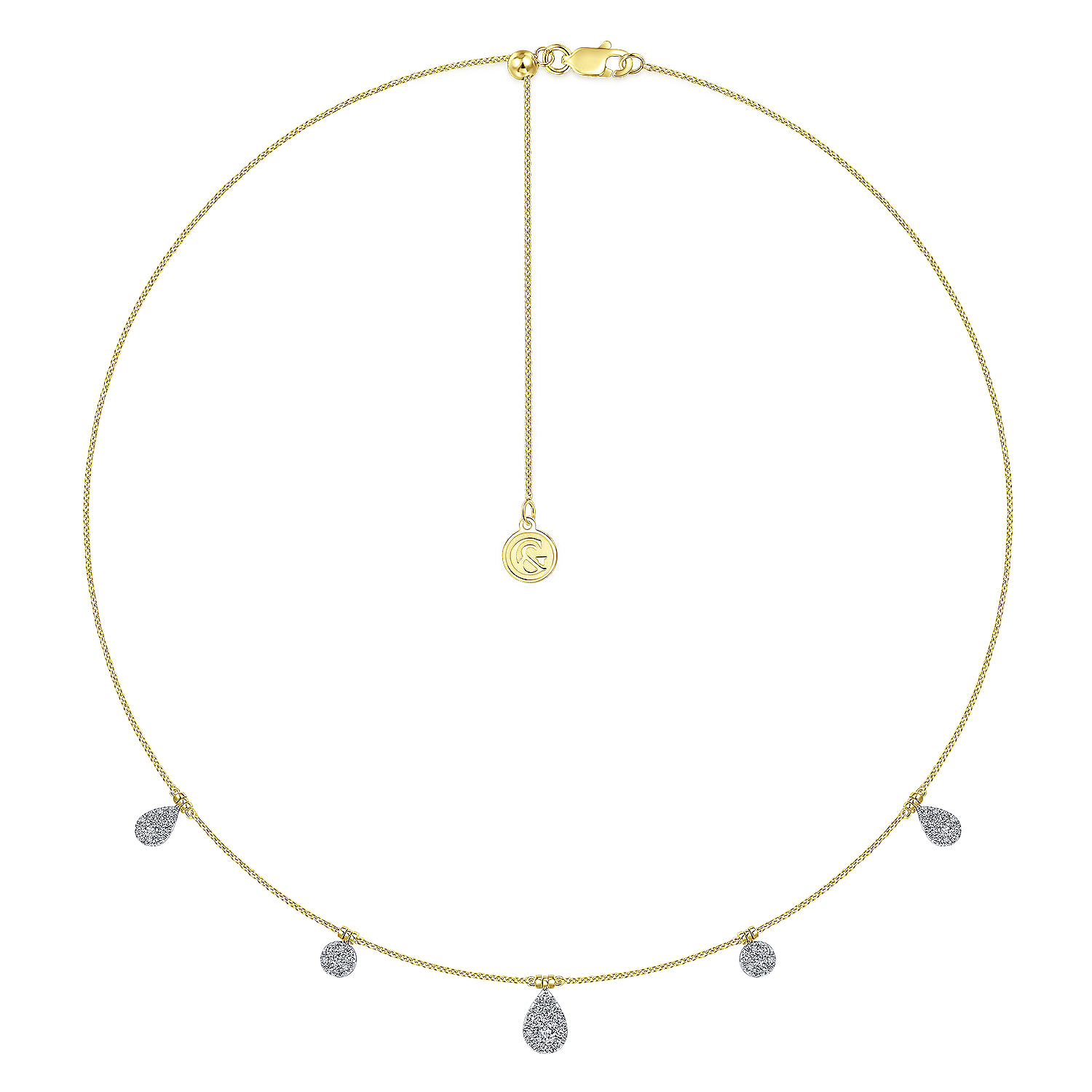 14K Yellow-White Gold  Necklace