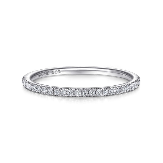 Gabriel - 14k White Gold Diamond Anniversary Band