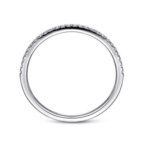 14k White Gold Diamond Anniversary Band