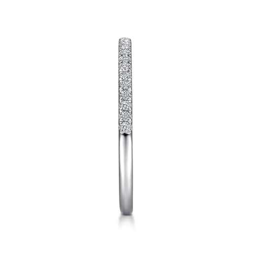 14k White Gold Diamond Anniversary Band