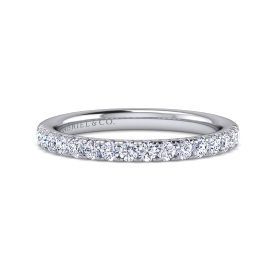 Gabriel - 14k White Gold Diamond Anniversary Band