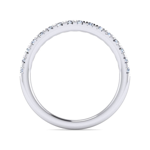 14k White Gold Diamond Anniversary Band