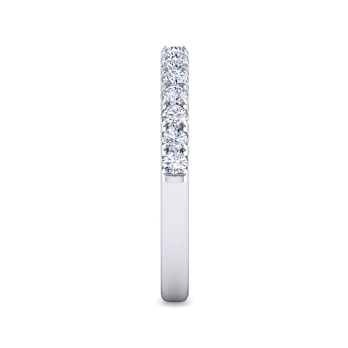 14k White Gold Diamond Anniversary Band