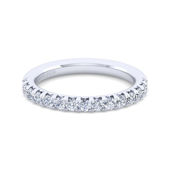 Gabriel - 14k White Gold Diamond Anniversary Band