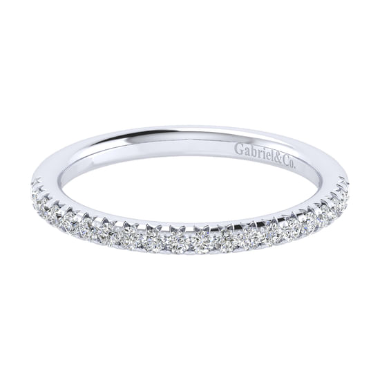 Gabriel - 14k White Gold Diamond Anniversary Band