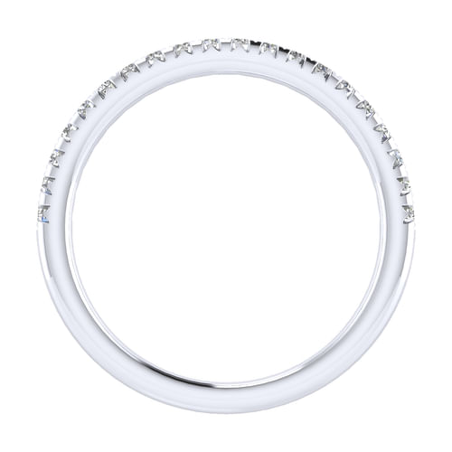 14k White Gold Diamond Anniversary Band