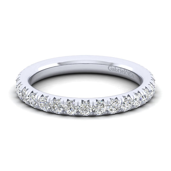 Gabriel - 14k White Gold Diamond Anniversary Band