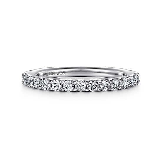 Gabriel - 14k White Gold Diamond Anniversary Band