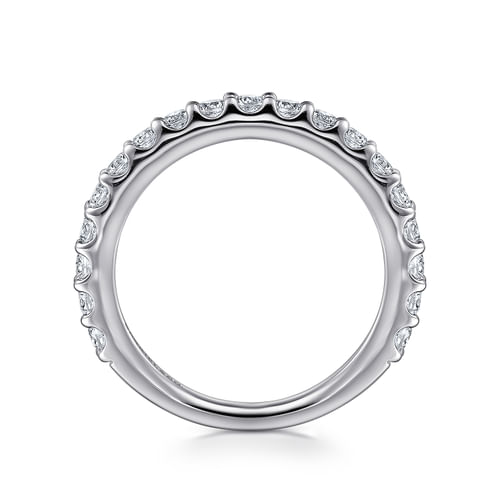 14k White Gold Diamond Anniversary Band
