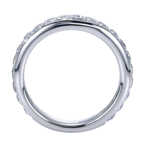 14k White Gold Diamond Anniversary Band