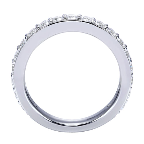 14k White Gold Diamond Anniversary Band