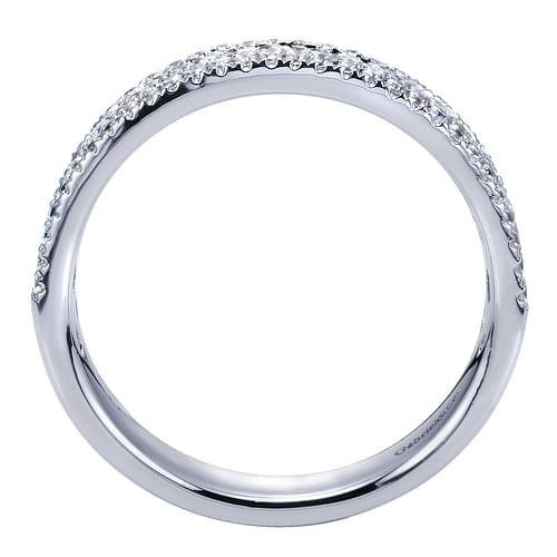 14k White Gold Diamond Anniversary Band