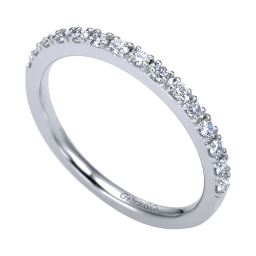 14k White Gold Diamond Anniversary Band