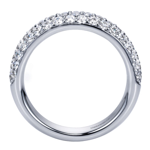 14k White Gold Diamond Anniversary Band